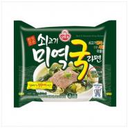 오뚜기 소고기미역국라면 32봉 1박스