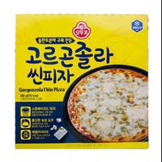 오뚜기 냉동피자 고르곤졸라 씬피자 288g  사이즈 25cm
