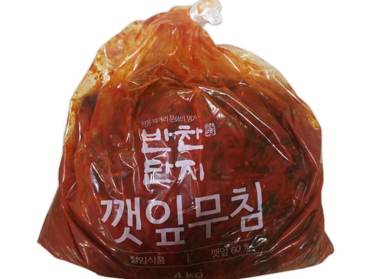 깻잎무침 4kg