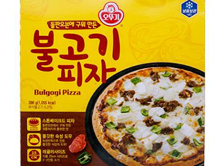 오뚜기 냉동피자 4종 불고기피자 396g 사이즈 25cm
